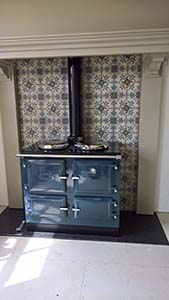 Klassiek fornuis op hout