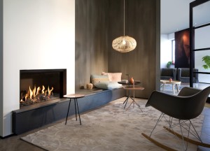 Gashaard met natuurlijk vlammenspel - Kalfire Fireplaces