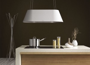 Kookeiland afzuigkap van beton