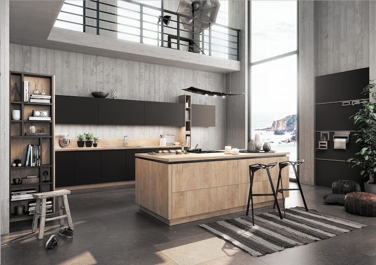 Keuken in natuurlijke tinten