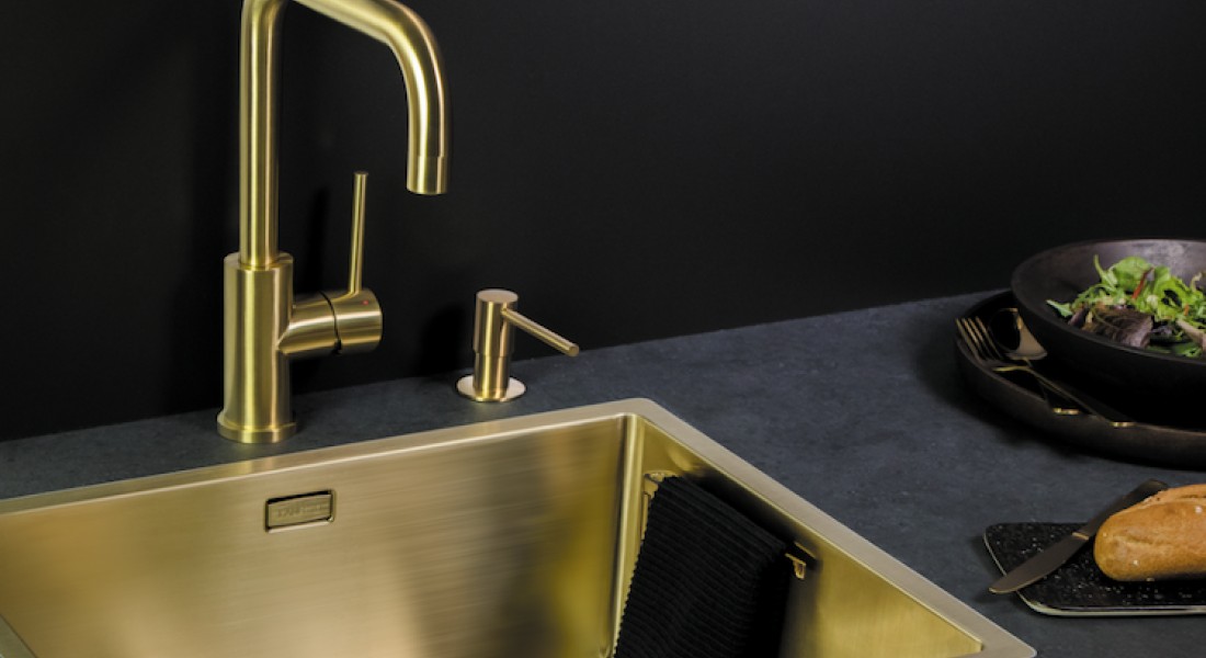 Keukenkraan REA Colin Gold Brush - Rea Keukenkraan REA Colin Gold Brush - Rea