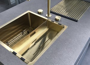 Trendy Spoelbak in goud - Lanesto spoelbakken