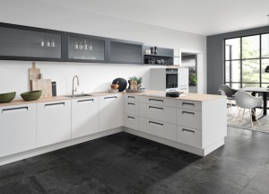 Moderne witte keuken - Keukenspecialisten.nl