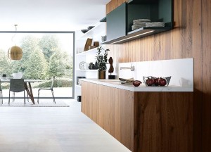 Wandhangend keukenblok