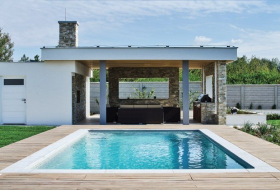 Trainer inbouw zwembad - Compass Pools.