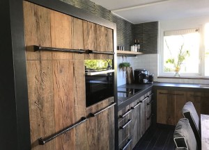 Karakteristieke oud houten keuken