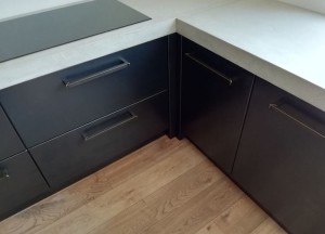 Industriële oud eiken keuken