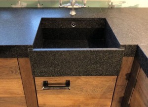 Oud hout keuken u-vorm