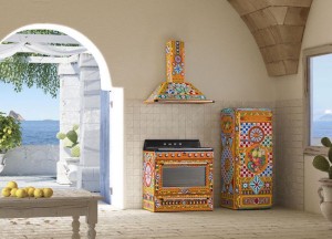 Gedecoreerde keukenapparaten