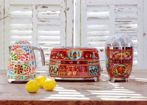 Gedecoreerde keukenapparaten