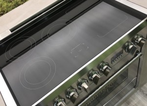 Fornuis met combi-steam oven - Steel