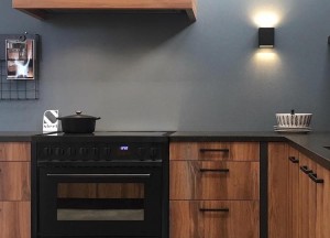 All Black fornuis - Steel