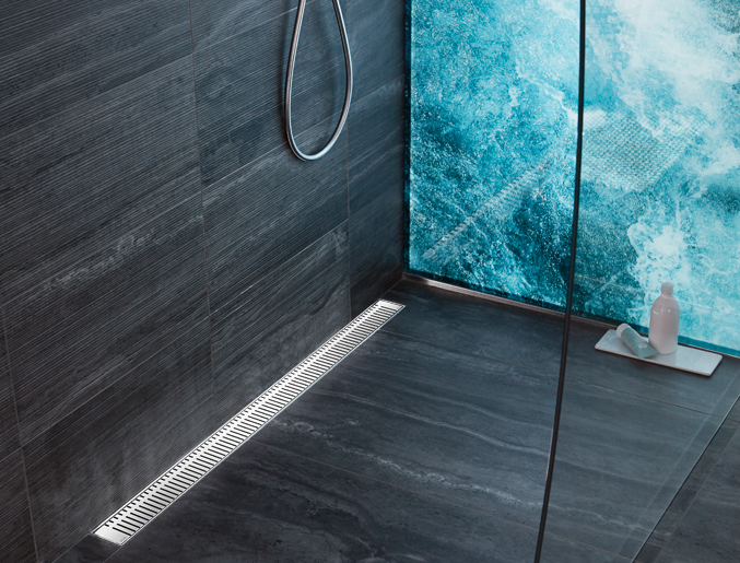 Douchegootrooster waar muziek in zit | ACO ShowerDrain