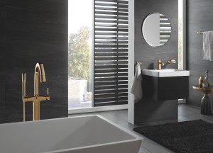 Complete badkamer in kleur met Grohe