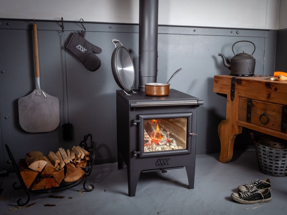 Esse Warmheart houtkachel en fornuis