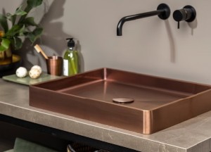 Trendy opbouw wastafel - Qisani badkamer