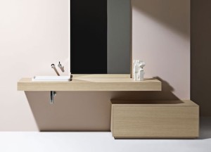 Exclusieve badkamermeubels in hout - LAUFEN