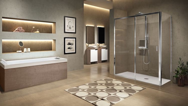 Veelzijdige douchewanden