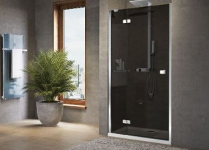 Eenvoudige en strakke douchewand