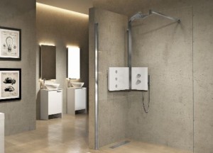 Eenvoudig douchepaneel  - Novellini