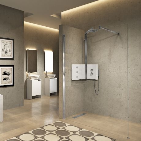 Eenvoudig douchepaneel 