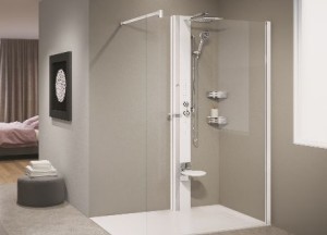 Douchepaneel met zitje - Novellini