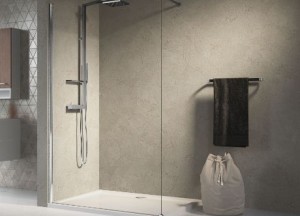 Stijlvolle inloopdouche - Novellini