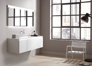 Op maat gemaakt tijdloos badkamermeubel