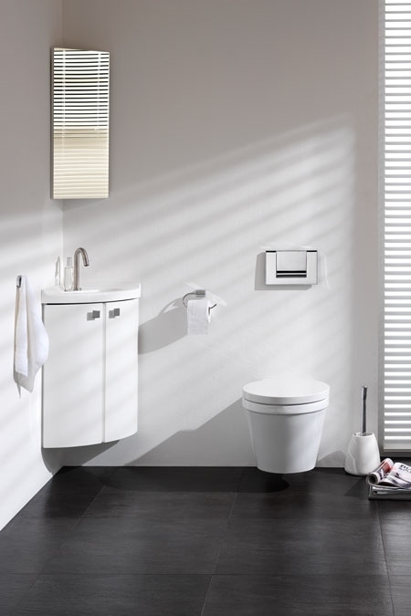 Hoekmeubel voor toilet