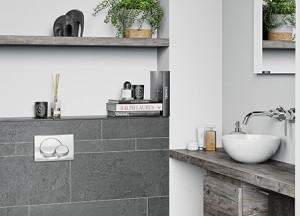 Hoekmeubel voor toilet