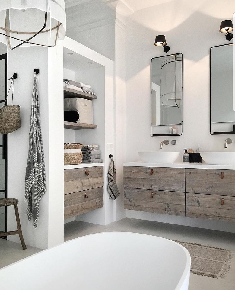 Badkamermeubel van oud vuren | RestyleXL