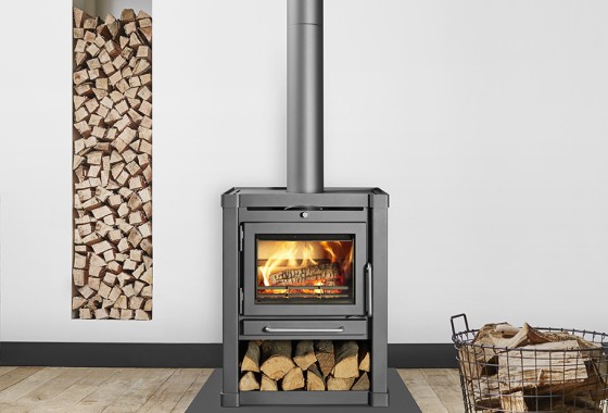 RENY Retro Vrijstaand Houtkachel - Reny