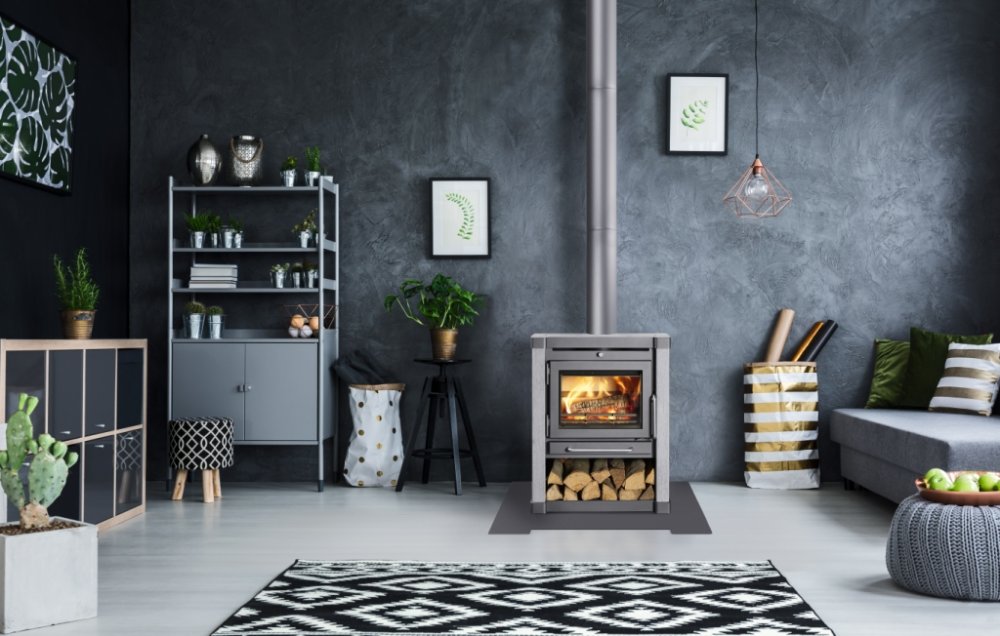 RENY Retro Speksteen Vrijstaand Houtkachel