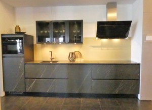 Luxe achterwand van goud | Bokmerk - Bokmerk