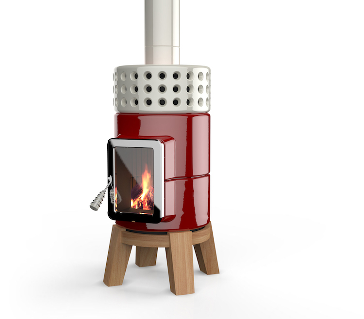 Keramieke houtkachel Italiaans Design | Stack Stoves