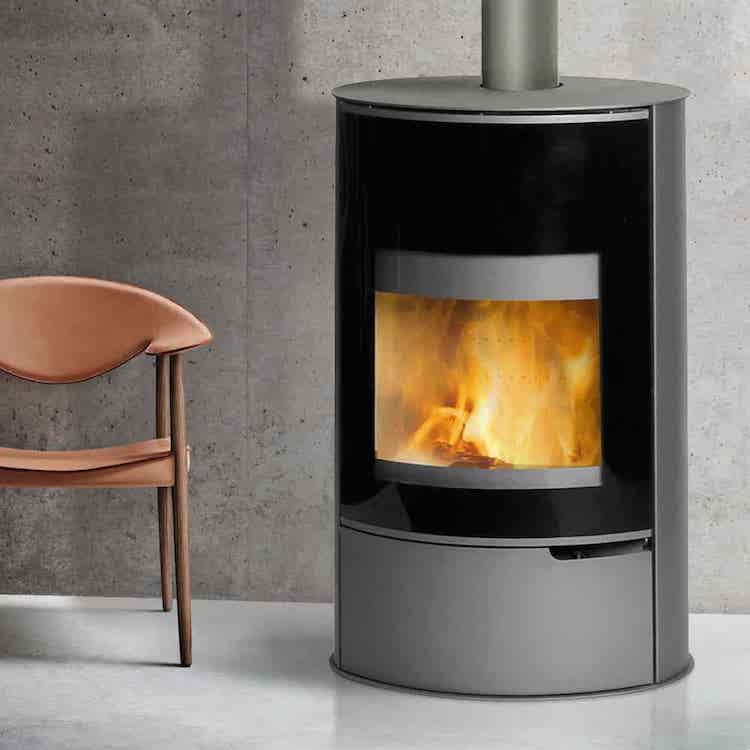 Houtkachel met panoramische deur | Thermia