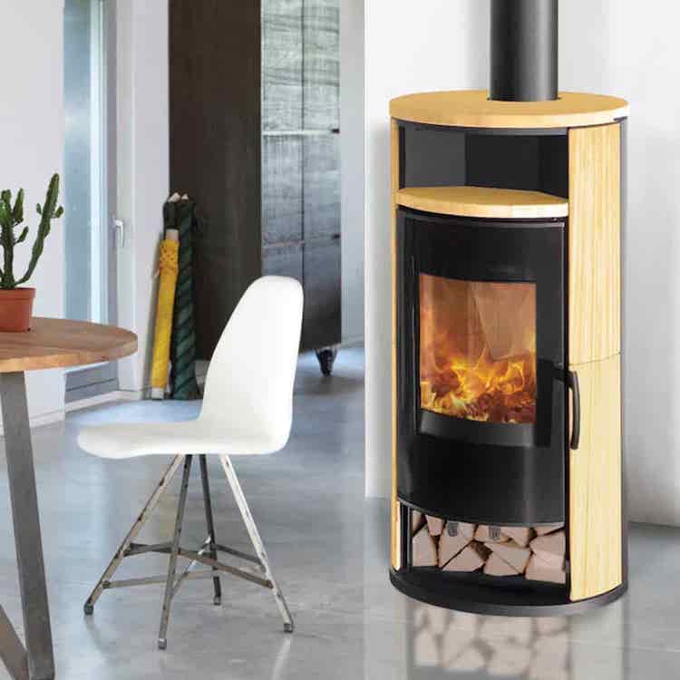 Moderne houtkachel met klassieke look | Thermia