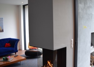 Inbouw gashaard met driezijdig vuurzicht | de Heide Smid - De Heide Smid