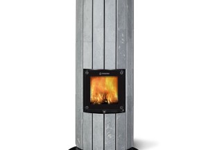 Moderne ronde speksteenkachel | NunnaUuni