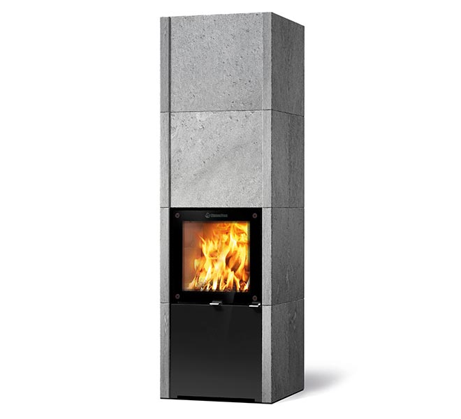 Vierkante speksteenkachel | NunnaUuni