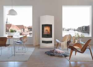 Vrijstaande Deense houthaard | Scan - Scan