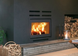 Inbouwhaard met witte of zwarte omlijsting | Scan