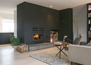 Inbouwhaard met witte of zwarte omlijsting | Scan