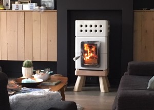 Kleine houtkachel van keramiek | Stack Stoves - Art of Fire