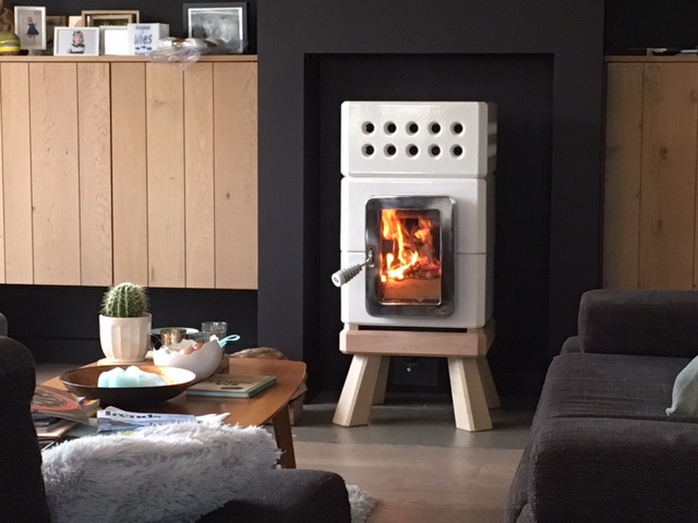 Kleine houtkachel van keramiek | Stack Stoves
