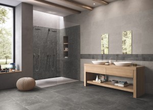 Badkamertegel Fusion Mistique Black | Douglas &amp; Jones - Douglas and Jones