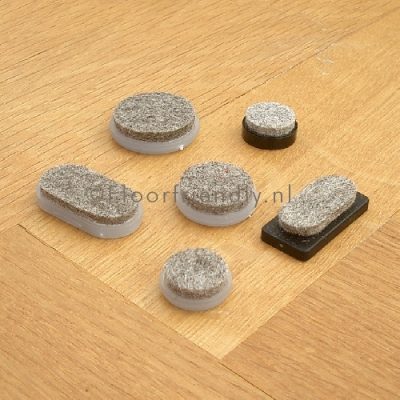 Losse viltschijfjes | Floorfriendly