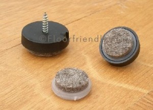 Viltglijder voor houten poot | Floorfriendly - Floorfriendly