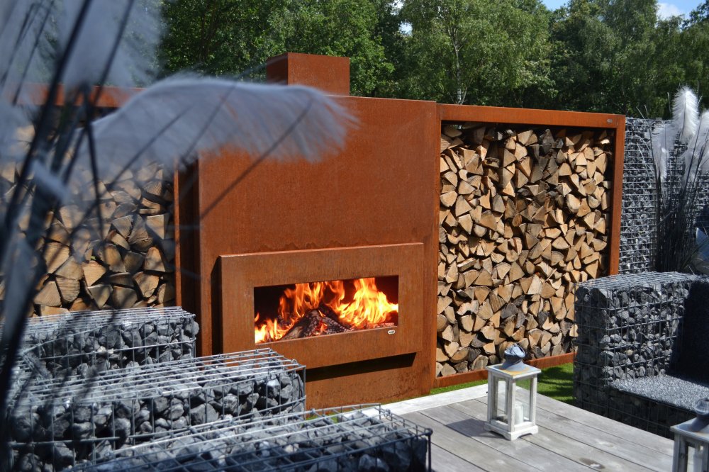 Houtopslag Zeno Garden Divider 100mm