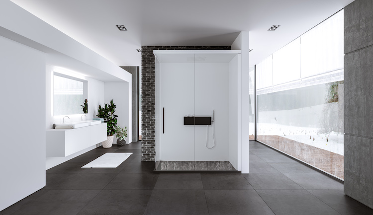 Cabine met walk in shower | Kinedo